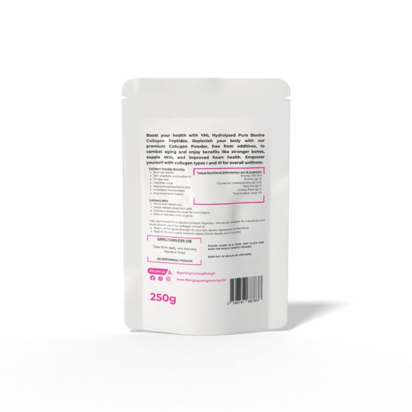 Hydrolysed Pure Bovine Collagen Peptides Powder - Image 2